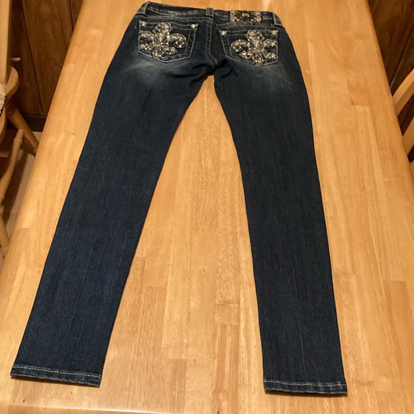 Miss Me Sequin Pocket Skinny Jeans - Picture 2 of 9